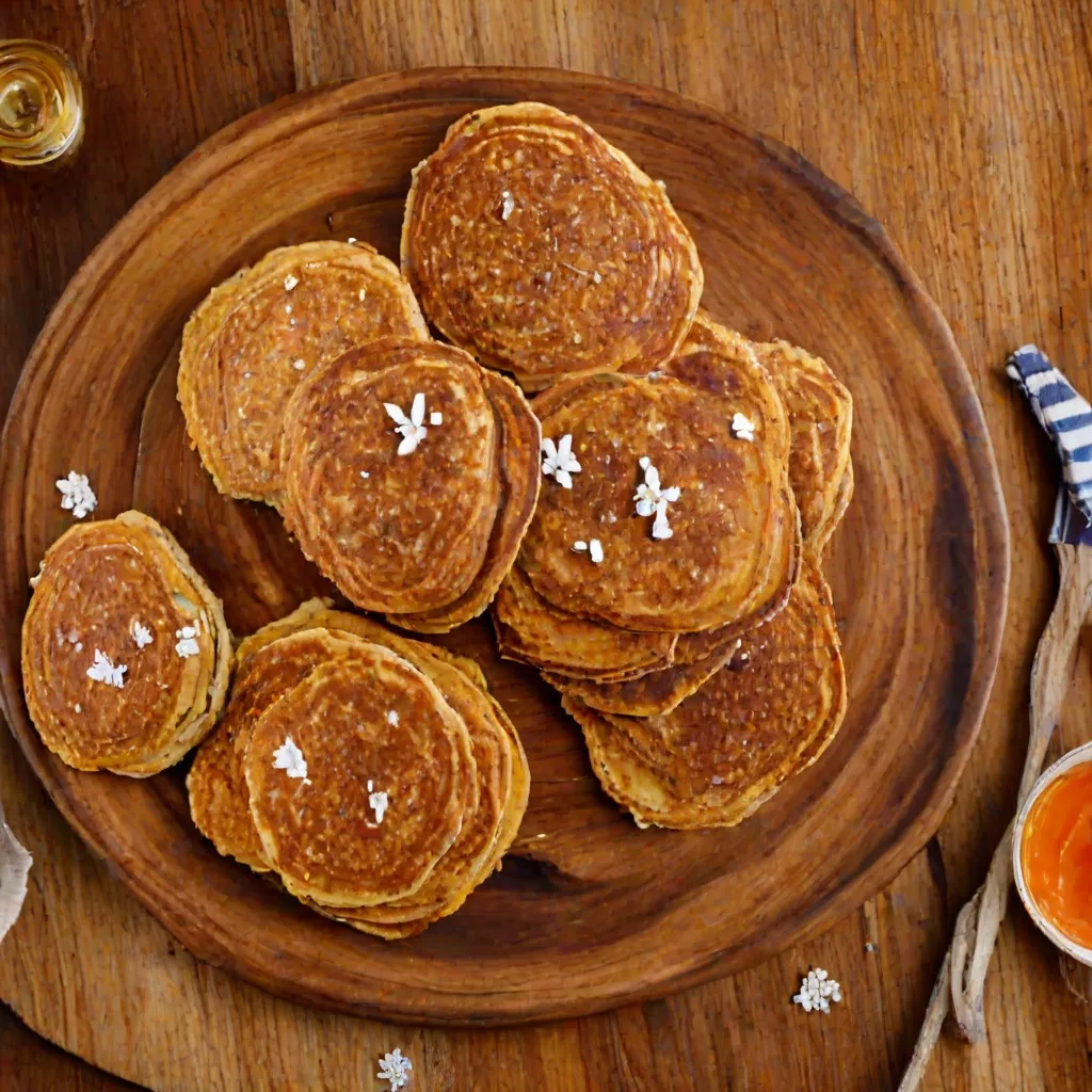 Placuszki marchewkowe na słodko