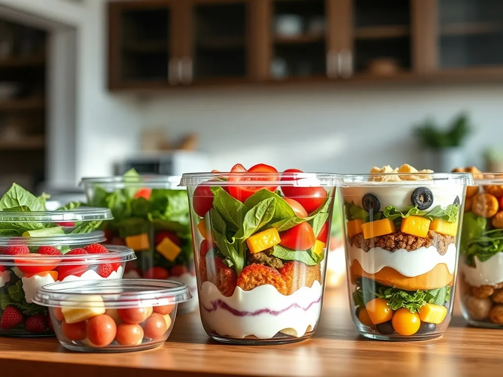 Pojemniki PET do sałatek i deserów – praktyczne rozwiązanie dla gastronomii