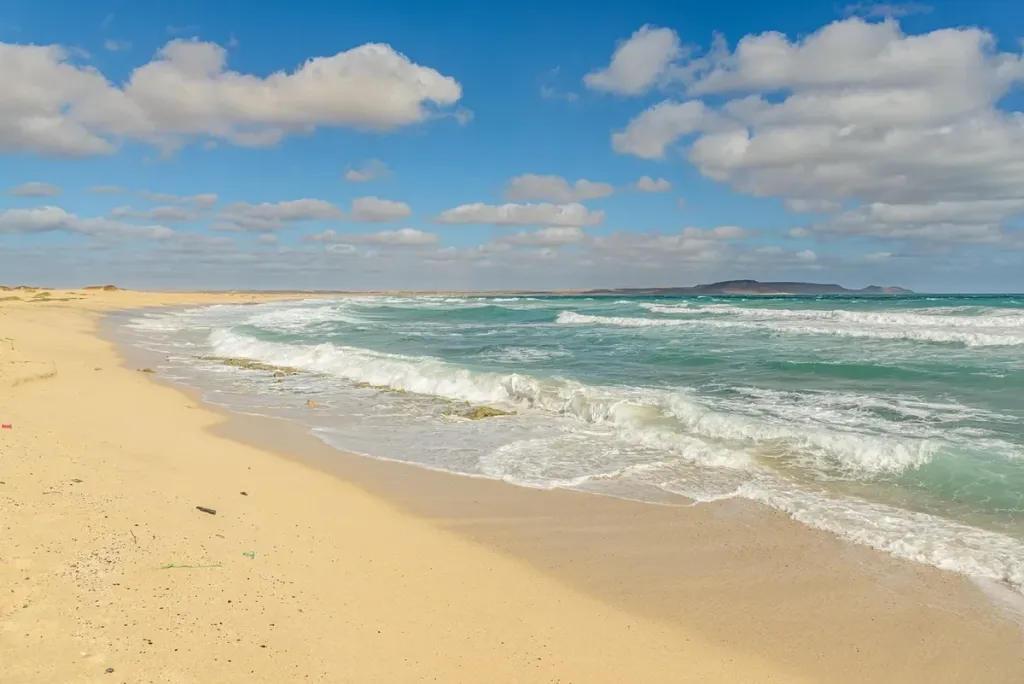 Plaża na Wyspach Zielonego Przylądka